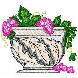 Grapes Embroidery Design 6 Grapes Embroidery Design 6